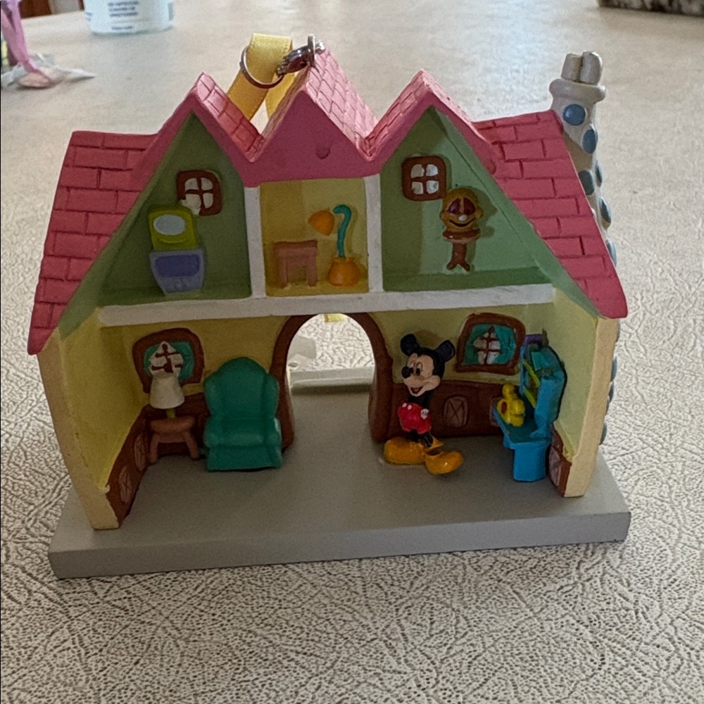 Disney Mickey Mouse house ornament NWT